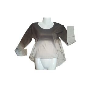 Uniq Women's ombre brown/cream knit with an open side slit size M